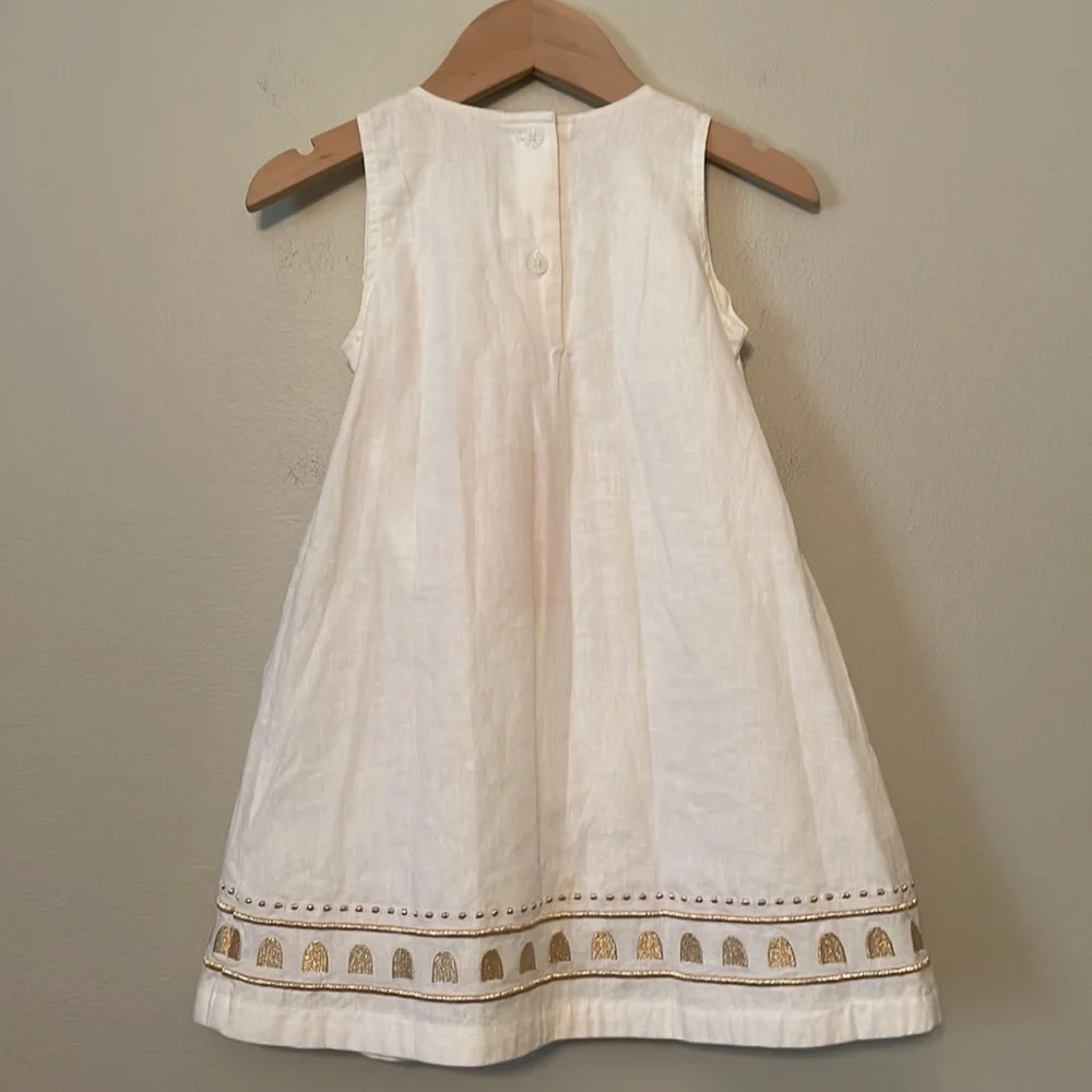 Little Girl’s Gymboree Linen Summer Dress Size 2T NWT